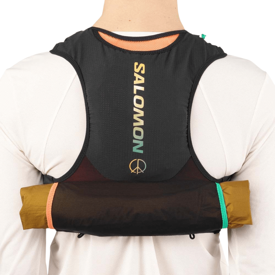 Salomon Sense Pro 6 Hydration Vest - Limited Edition - Black/Nasturtium/Dynasty Green - Run Vault