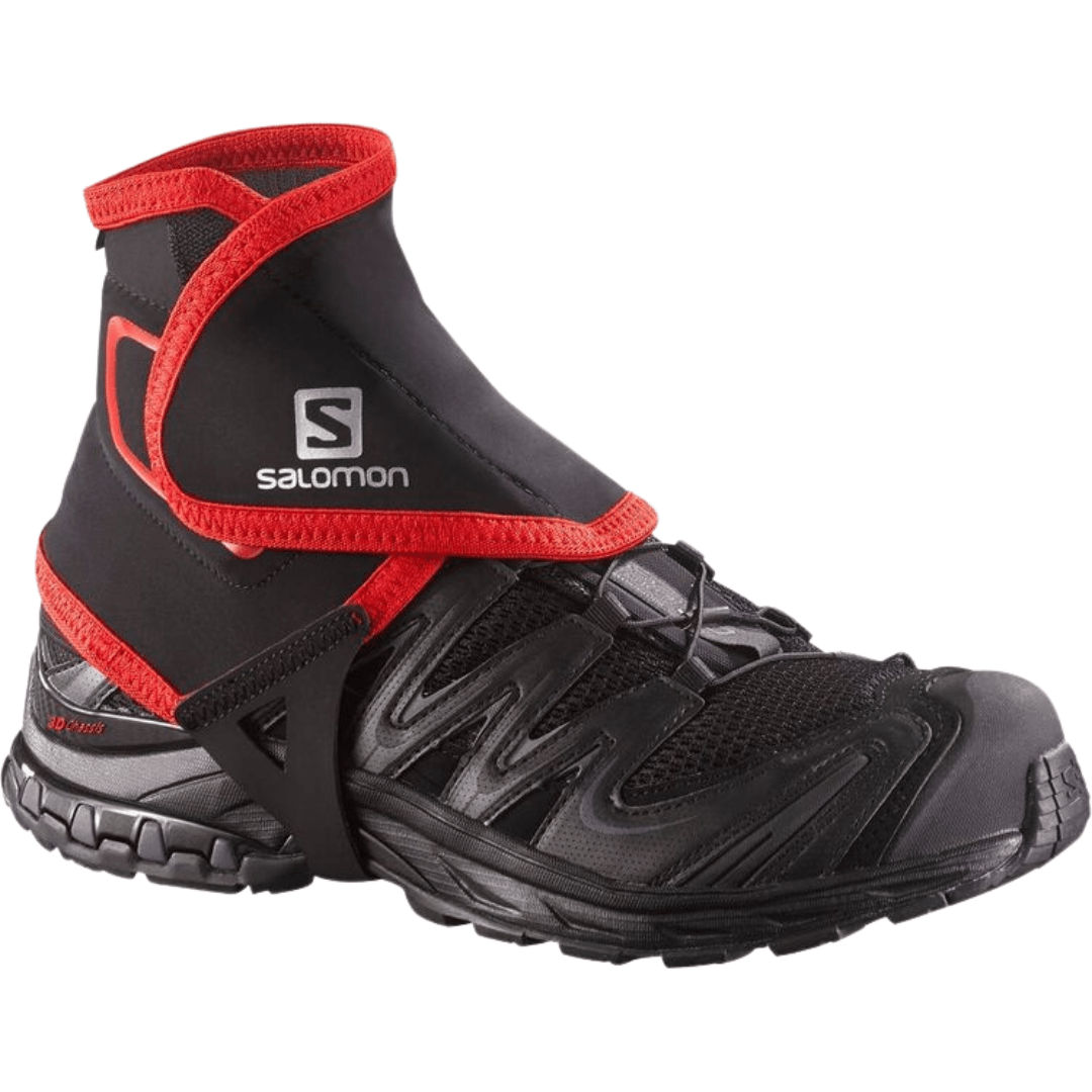 Salomon Trail Gaiters High - Black - Run Vault