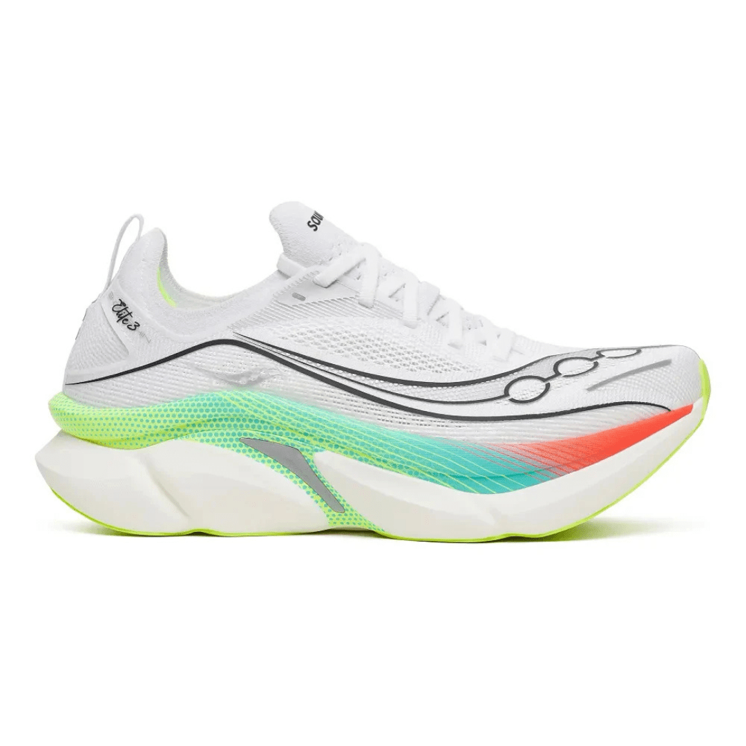 Saucony Endorphin Elite 3 Unisex White/Multi - Run Vault