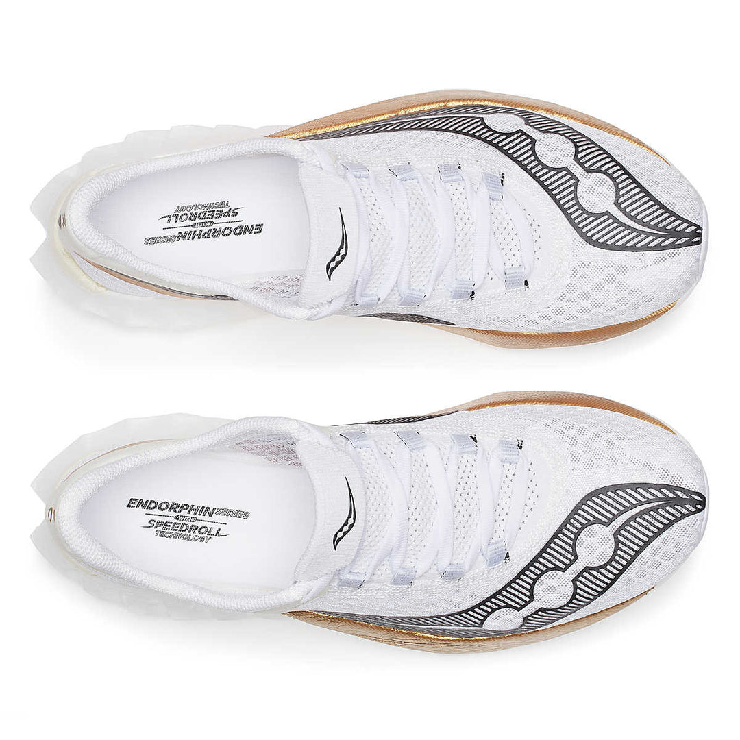 Saucony Endorphin Pro 4 - Men's - White/Gold - Run Vault