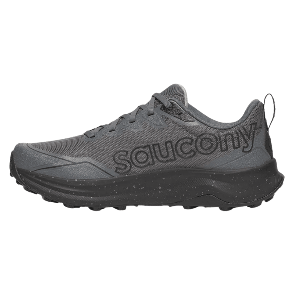 Saucony Peregrine 16 Men's Black/Carbon WIDE 2E - Run Vault