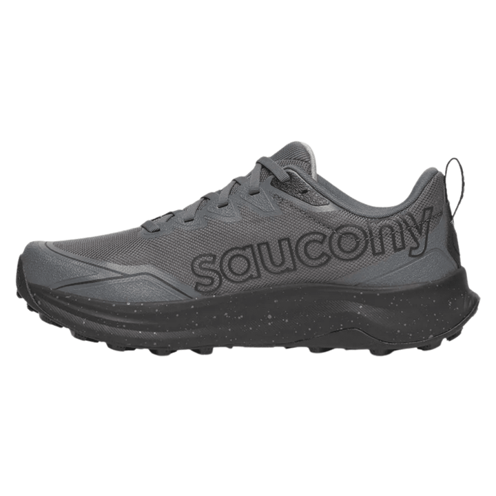 Saucony Peregrine 16 Men's Black/Carbon WIDE 2E - Run Vault