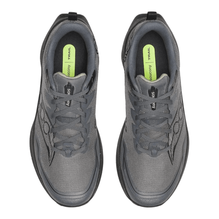 Saucony Peregrine 16 Men's Black/Carbon WIDE 2E - Run Vault