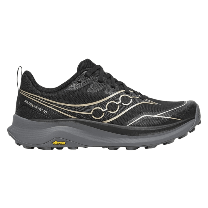 Saucony Peregrine 16 Women's Black/Carbon WIDE 1D - Run Vault