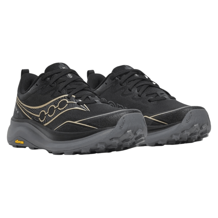 Saucony Peregrine 16 Women's Black/Carbon WIDE 1D - Run Vault