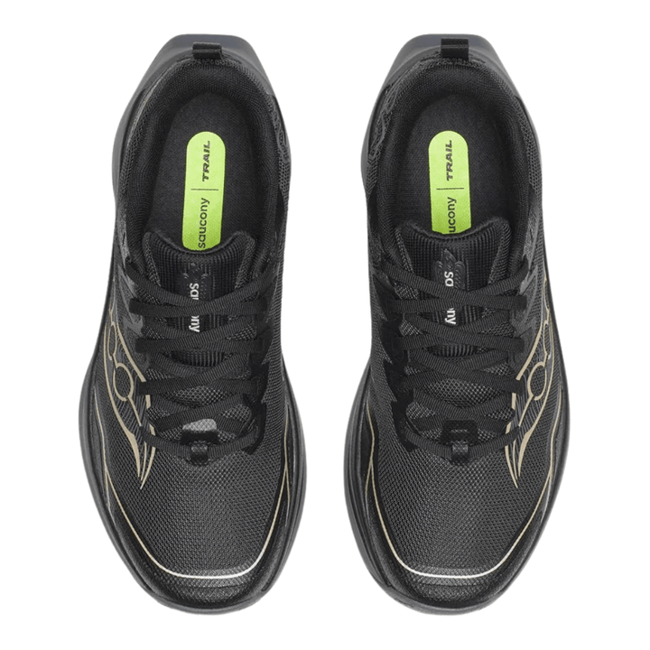 Saucony Peregrine 16 Women's Black/Carbon WIDE 1D - Run Vault