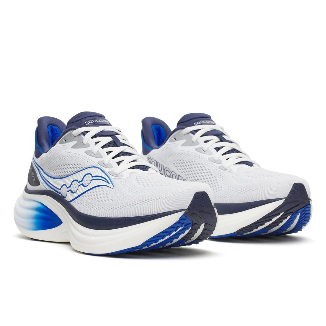 Saucony Triumph 24 Men's White/Naval - Run Vault
