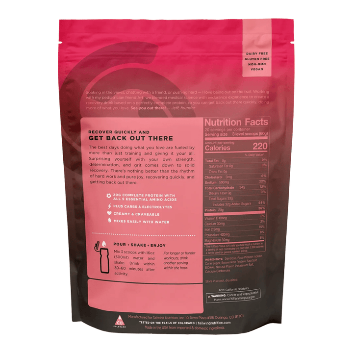 Tailwind Fava Recovery Mix - Run Vault