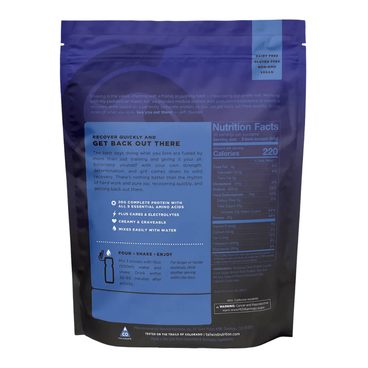 Tailwind Fava Recovery Mix - Run Vault