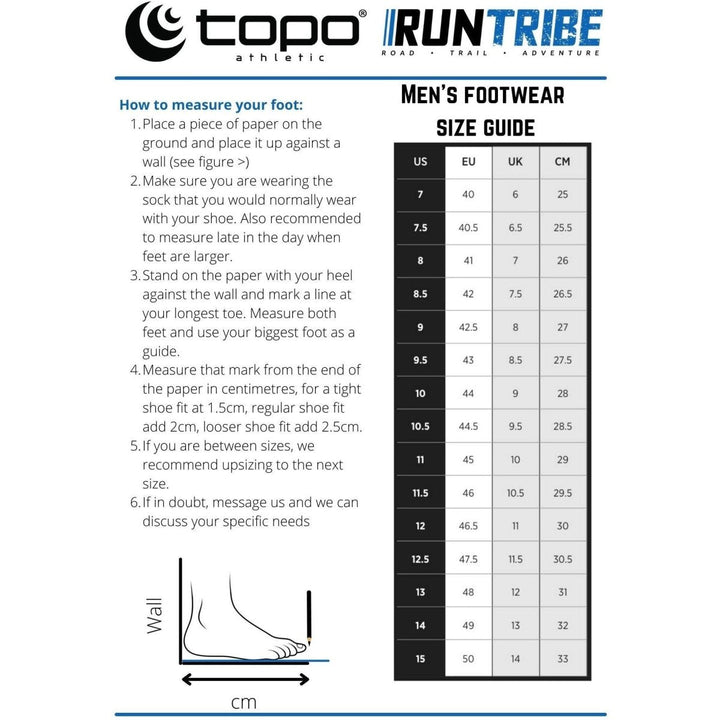 Topo Mountain Racer 3 - Men's - Run Vault
