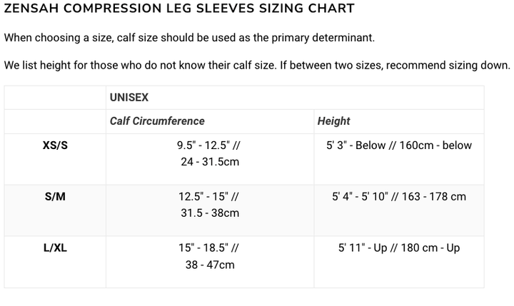 Zensah Featherweight Compression Leg Sleeves - Run Vault