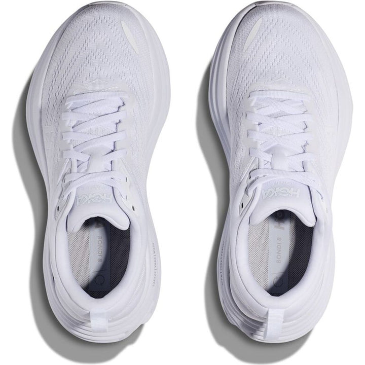 Hoka - Bondi 8 - Women's - White/White - Run Vault