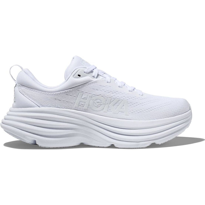 Hoka - Bondi 8 - Women's - White/White - Run Vault