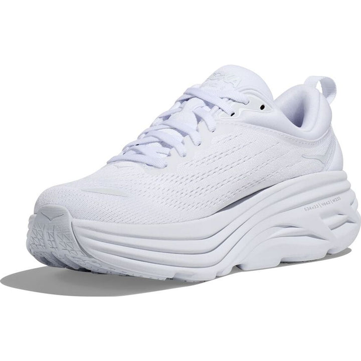 Hoka - Bondi 8 - Women's - White/White - Run Vault