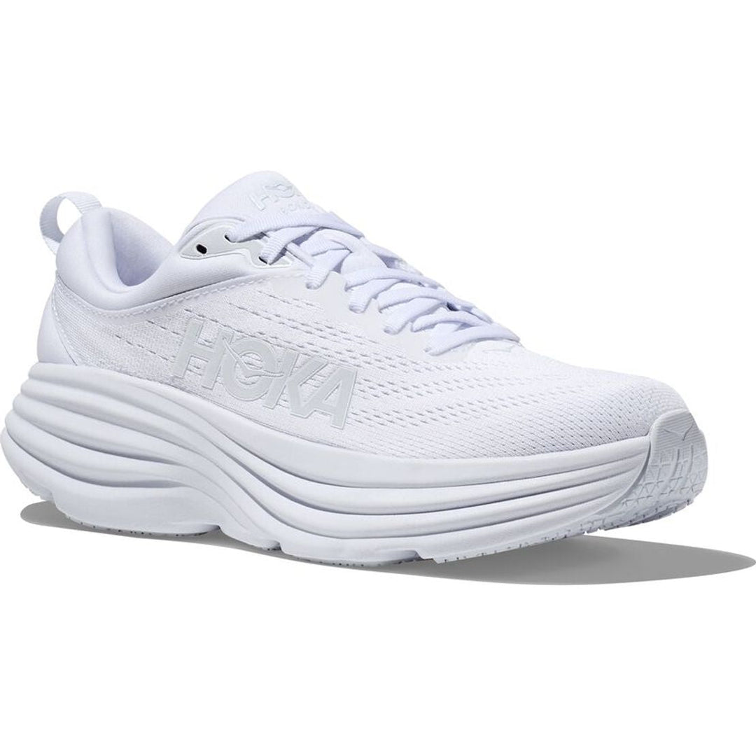 Hoka - Bondi 8 - Women's - White/White - Run Vault