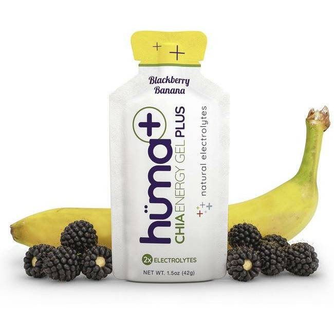 Huma Energy Gels PLUS - Blackberry Banana - Run Vault