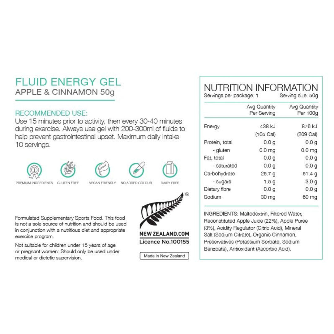 Pure Sports Nutrition - Pure Fluid Energy Gel 50g - Run Vault