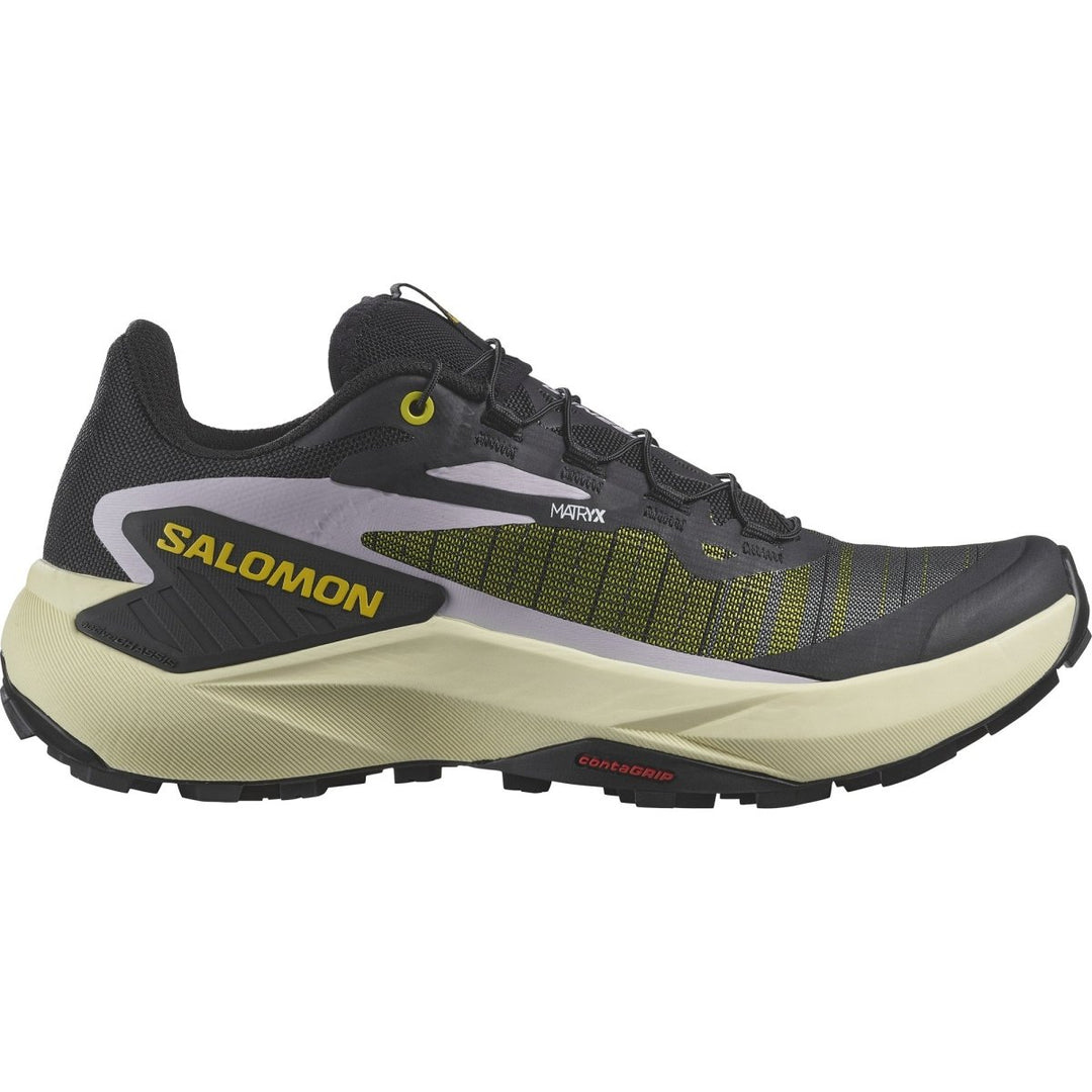 Salomon - Genesis - Black/Sulphur/Orchid Petal - Women's - Run Vault