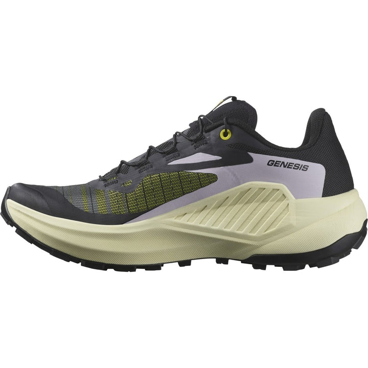 Salomon - Genesis - Black/Sulphur/Orchid Petal - Women's - Run Vault