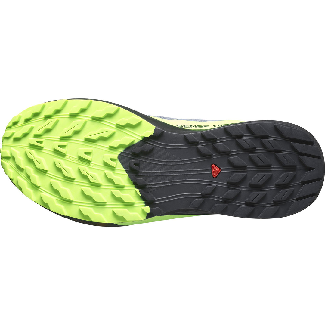 Salomon - Sense Ride 5 - Men's - Black/Laurel Wreath/Green Gecko - Run Vault