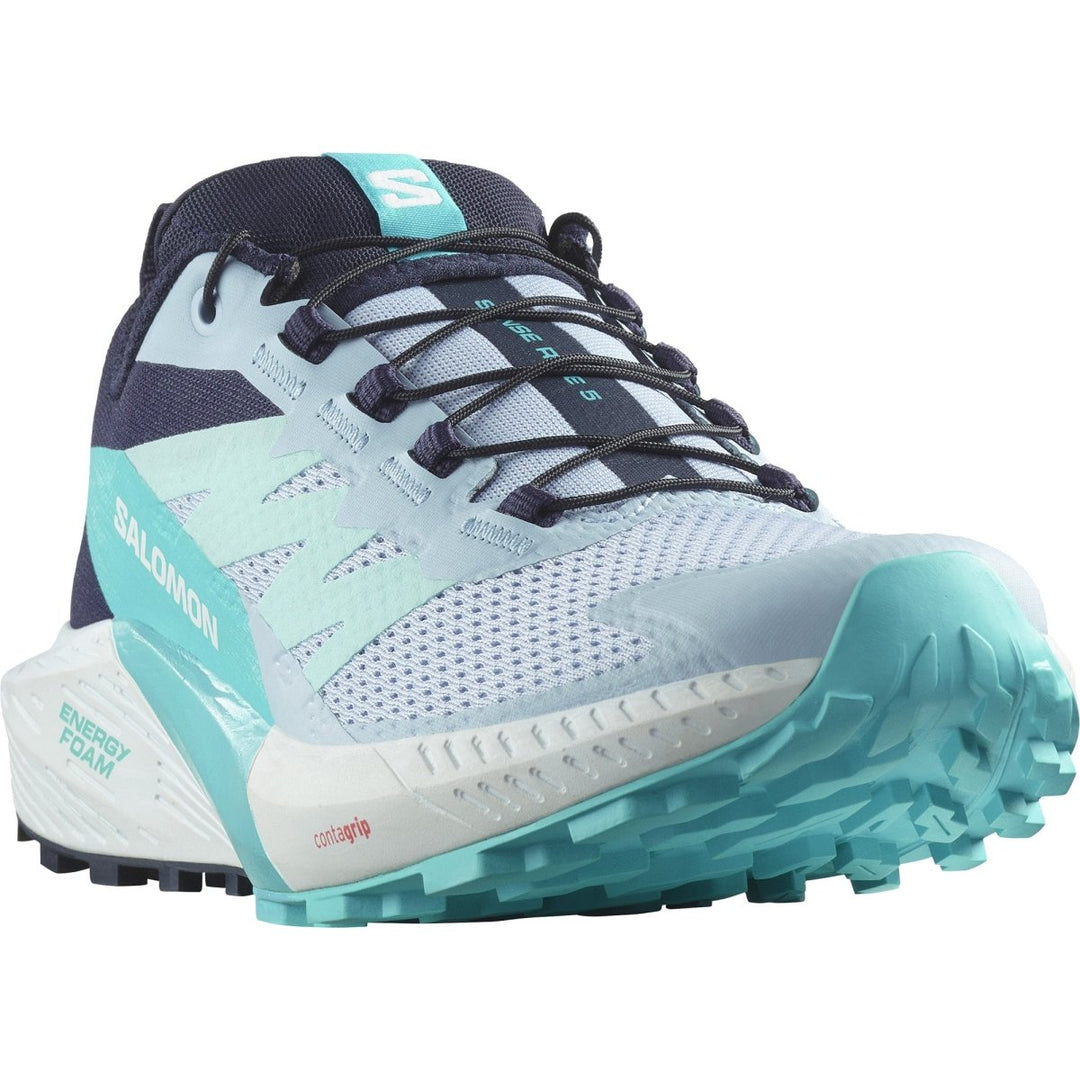 Salomon - Sense Ride 5 - Women's - Cashmere Blue/Carbon/Peacock Blue - Run Vault