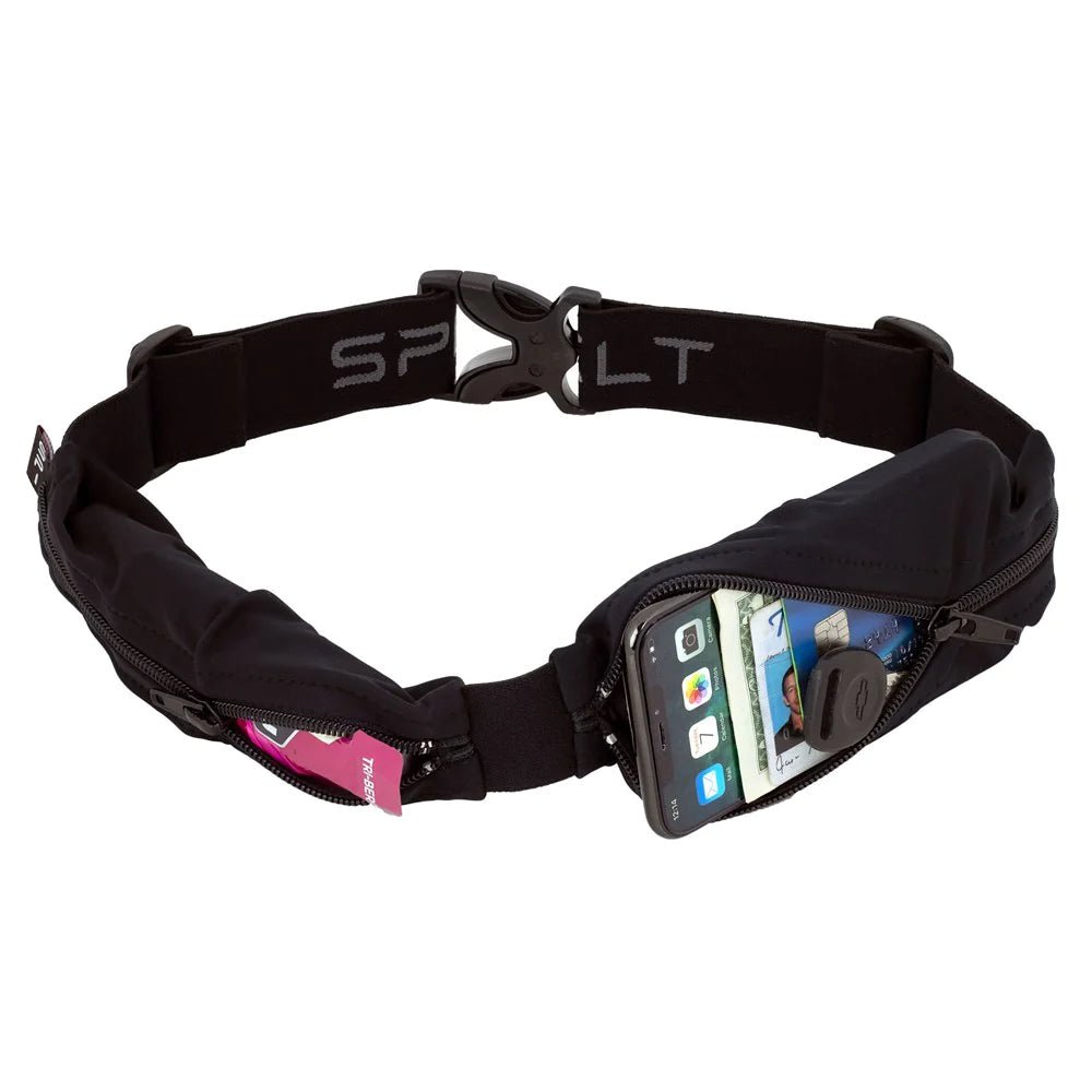 SPIbelt Dual Pocket Belt PRO - Black - Run Vault